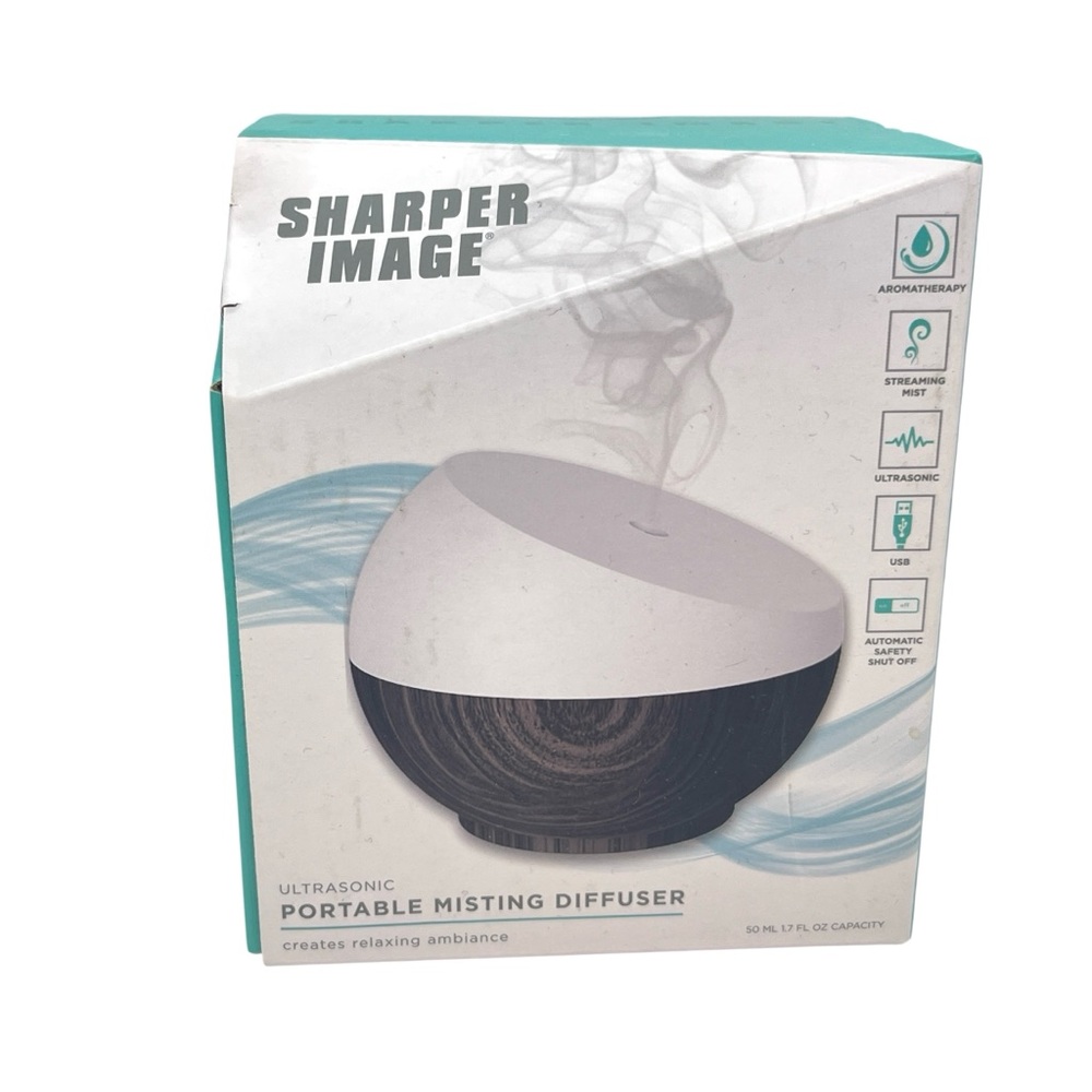 3/$30 SHARPER IMAGE AROMATHERAPY PORTABLE MISTING DIFFUSER NEW IN BOX